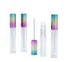 5ML Elegant Empty Bottles Octagonal 3 Color Gradient Lip Gloss Tube Lipgloss Cosmetic Container Liquid Lipstick Storage