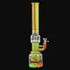 Tuyau en silicone Fumeur Glass Tuyaux d'eau Crownahs Huile Rig Bongs avec accessoires Utilisation pour Tabac