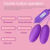 Vibrator Dubbele Vibrerende Eieren Butt Plug met Bullet Vibratior Clitoris Stimulator Masturbatie Prostaat Massager Seksspeeltjes P0818