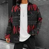 Primavera casual colarinho colarinho botão camisa masculina harajuku tops streetwear moda manga longa xadrez impresso camisas para homens 211126