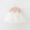 Bébé filles princesse robe pour nouveau-né vêtements pour bébés été mignon coton bébé filles robes de fête d'anniversaire enfant en bas âge fille vêtements Q0716