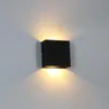 Wandlamp IP65 Waterdichte Indoor Outdoor Aluminium 6W 10W Licht Opbouw Montage Cube LED Garden Room Decoration