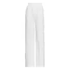 Twotyle White Casual Diamonds Spodnie Dla Kobiet Wysoka Talia Solidna Elastyczna Minimalistyczne Spodnie Kobiety Moda Letnia Odzież 210915