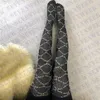 Mode Lettre Imprimer Femmes Collants Bas Pour Automne Et Hiver Bonneterie Designers Marque Dames Leggings258y