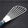 NOUVEAUTÉSpatule Outils De Cuisine En Acier Inoxydable Antirouille Spatules De Pelle Qui Fuite Cuisson Facile À Retourner Steak De Poisson Grillé Cadeau Pratique RRB12328