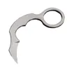 Karambit Cleaw Mes 9Cr18 Satijn Blade Staal Handvat Vaste Blade Knvies met ABS K Schede H5454