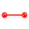 Barbell Body Piercing Jewelry Tongue Bar Stainless Steel Nipple Bars Ring Labret Lip Piercing Jewellery for Men Women