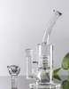 Кальян Matrix Perc Glass Dab Rig Water Pipe трубы высотой 9 дюймов, бонги толщиной 5 мм с пьянящей чашей или барботер для нефтяных вышек