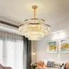 K9 Crystal LED lampadario 4/5/6 strati di lusso casa di lusso lampada a sospensione oro illuminazione indoor per scala salotto soggiorno decorazione ristorante