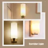 Lampes solaires 1pc Lampe de chevet moderne simple Type chinois LED Chambre à coucher murale