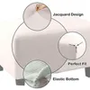 Rechteckiger Hocker abdecken elastische osmanische Fußstütze Slipcover für Home-Sofaschutzfolie 211110
