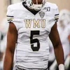 Custom Western Michigan College fotbollströja Ryan Selig Ralph Holley Bryce Nunnelly Jaylen Hall Skyy Moore Sean Tyler Kaleb Eleby A.J. Thomas Corey Crooms