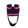 Apoio de tornozelo 2 pcs Strap Acolchoped D-Ring Buffs para treinos de ginástica Máquinas de cabo Buand pesos de pesos exercícios (rosas)