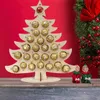 2022 år jul trä advent kalender chokladhållare nedräkning för älg för xmas 211019