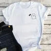 Kvinnors t-shirt halloween ghost t shirt tecknad grafisk tees vintage topps 2022 gotiska kvinnors kläder söt boo