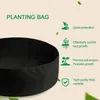 Macetas Macetas Bolsa de plántulas Contenedor de siembra Bolsas de cultivo Herramienta de jardín Exposición a los rayos UV Reutilizable para plantas Maceta duradera y transpirable fuerte