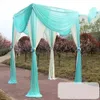 Wedding Decoration 10FTX10FTX10FT Square Canopy/Chuppah/Arbor Set Adjustable Pipe Frame With Backdrop Drape Cover Birthday Party Event props