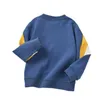 Spring Cute Sweatshirt Boys Toddler O-Neck Cartoon Bear Sweatshirts Höstkläder för Teenage Boy Kids Hoodie 8 12 ÅR 210622