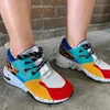 2021 New Women Casual Shoes Breathable Ladies Sneakers Leopard Print Faux Fur Sneakers Lace-up Platform Sports Shoes Women