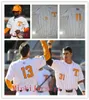 NCAA Custom Tennessee Volunteers Baseball Jersey 36 Chad Dallas 29 Blade Tidwell 11 Will Heflin 32 Sean Hunley 16 Camden Sewell 35 Kirby Connell 46 Redmond Walsh