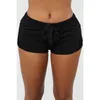 Pantalones cortos de botín para mujer, pantalones cortos ajustados informales sexys de verano, pantalones cortos de Yoga deportivos de retazos de encaje, pantalones cortos para mujer, pijamas 050716