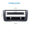 Stylish 1Din Car Radio Fascia Trim for 2011 Audi A1 Install Frame Surround Panel Dash Mount Kit