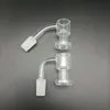 DHL 10mm 14mm Male Terp Slurper Smoking Bangers OD 22mm Flat Top Nail Quartz Banger Frosted Joint For Water Bong Dab Rigs