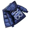 秋の冬のフード付き子供女の子のためのジャケット - 男の子のための暖かい子供のコート2-9年の外装のスノースイート服211111