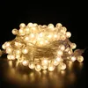 LED String Lights Fairy Bubble Ball Lamp Holiday Garland Garland Christmas حفل زفاف الزفاف الزخارف الزخارف بطارية مدعومة 5pcs