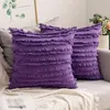 Dekorativa boho kasta kudde linne randig jacquard mönster kudde täcker för soffa soffa vardagsrum sovrum