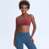 lu-DW003 8 colori Il fitness del reggiseno della maglia di sport delle donne di modo del progettista di lusso che corre l'usura di yoga che modella gli abiti di yoga