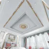 Dolci da soffitto Rotoli per muro 3d in gesso dorato intaglio per soggiorno camera da letto da camera da letto carte da parete domestica decorazioni da soffitto da soffitto