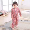 Outono Casa desgaste meninas meninas baby boy baby traje saco de dormir criança criança roupa para crianças romper roupas de bebê 211023