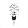 Openers Kitchen Kitchen, Dining Home & Garden Snowflake Bottle Stopper Zinc Alloy Wine Cork Wedding Favors Bar Tools Drop Delivery 2021 Rdie