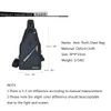 Outdoor Bags 2021 Men's Fashion And Cool Chest Waterproof Oxford Cloth Cross-body Bag With Headphone Hole USB Charging