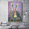 Canvas Art Oil Paintings Birds On Seaside Wall Art Print Pictures For Living Room Canvas Painting Animal Art Home Decor196N