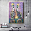 Canvas Art Oil Paintings Birds On Seaside Wall Art Print Pictures For Living Room Canvas Painting Animal Art Home Decor236v