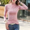 秋のティーシャツの女性韓国風のコットンプラスサイズファッションピンクT長袖Sトップス7444 50 210506