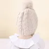 2021 Inverno Sveglio Del Bambino Pom Pom Turbante Cappello Berretto Maglia Morbido Del Bambino Della Ragazza Del Ragazzo Cappello Cofano Beanie Bambini Bambini Cappello neonato