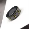 2021 new fashion ceramic Band Rings high quality couple ring simple wedding jewelry with box