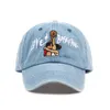 Шарики хлопчатобумажные хлопчатобумажные папа шапки любят баскетбол вымирают gorras snapback неба голубой черный бейсбольная крышка фильма og 90s vtg хип-хоп летняя шляпа