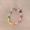 Beaded Strands Flower Beads Bracelet For Girls Bohemia Seed Friendship Children Cute Jewelry Accessories Wholesale Gift Inte22