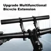Bike Handlebars Components Multifunctional Bicycle Handlebar Bracket Extension Belt Installation Wrench Tube Double Clamp Cycling3700543