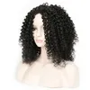 합성 가발 Tinashe Beauty 14 인치 가발 여성용 짧은 검은 곱슬 밥 Afro African High Temperature Hair Glueless