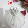 288PCS Matte White Single Head Flower Stamen DIY Pistil Cake Decoration Crafts Y0630
