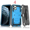 Robot Cases Defender Cover Antichoc avec protecteur d'écran intégré 360 clip de ceinture rotatif 3 en 1 pour iphone12 Mini pro MAX 11 X XR XSMAX 7 8 7P 8P Samsung LG MOTO Google