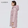 GASMAN Winter Jacket Women's Hooded Warm Long Thick Coat Parka Female Collection Down Plus Size 1702 210916