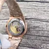 Klassieke Nieuwe Automatische Mechanische Mannen Saffierglas Terug Transparant Zwart Blauwe Wijzerplaat Glide Sooth Tweede Lichtgevende Horloge AAA 290u