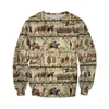 Mäns Hoodies Sweatshirts Bayeux Tapestry Harold Death 3d All Over Printing Clothing Fashion Unisex Casual Sweatshirt för man och kvinnor