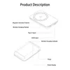 Carryon Mobile Phone Magnetic Induction Charging Power Bank 5000mah for iPhone 12 Magsafe QI Wireless Charger Powerbank TypeC Re7199689